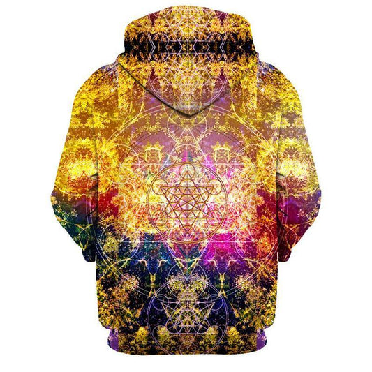 Psychedelische Pineal Metatron Hoodies