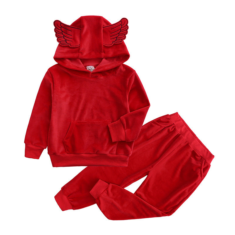 Tweedelig Winter Set Hoodie & Broek voor Kinderen