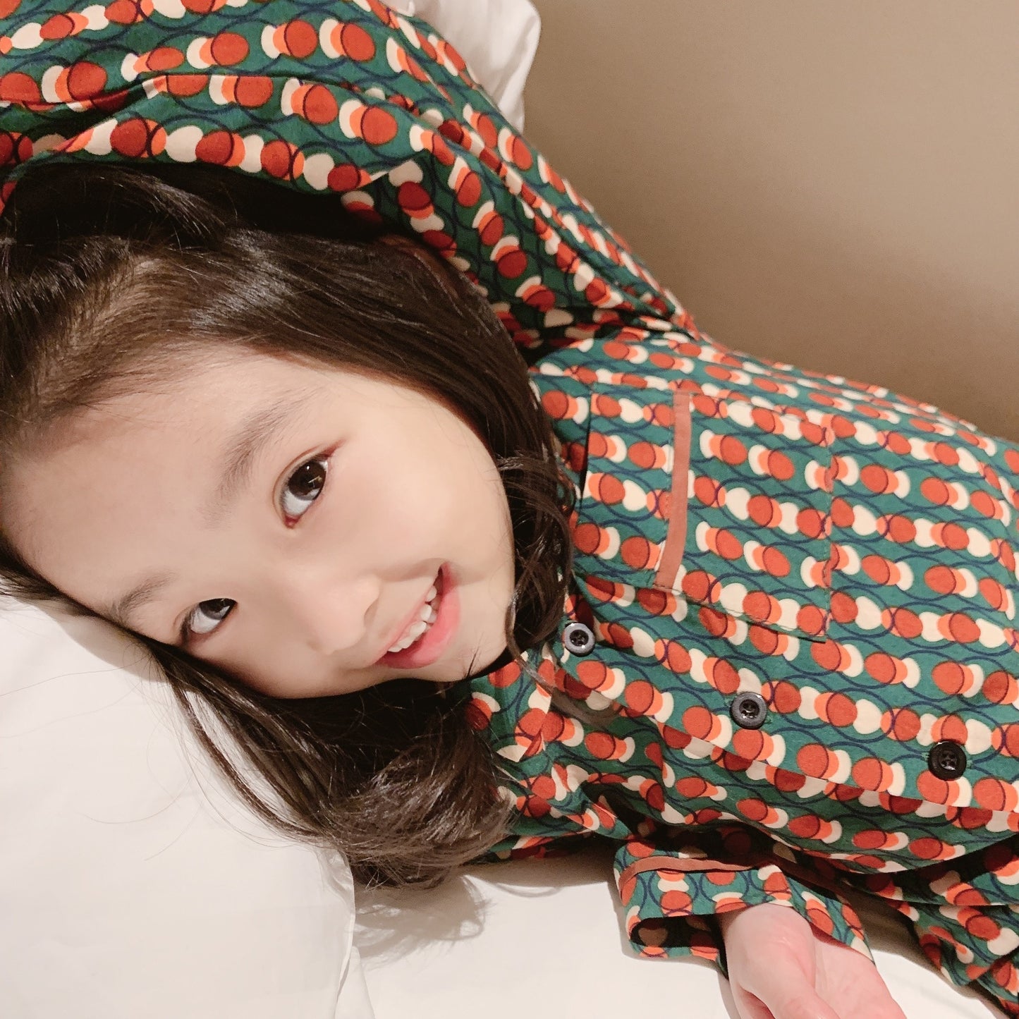 Retro Loungewear 2-delig Set met Bedrukking voor Meisjes