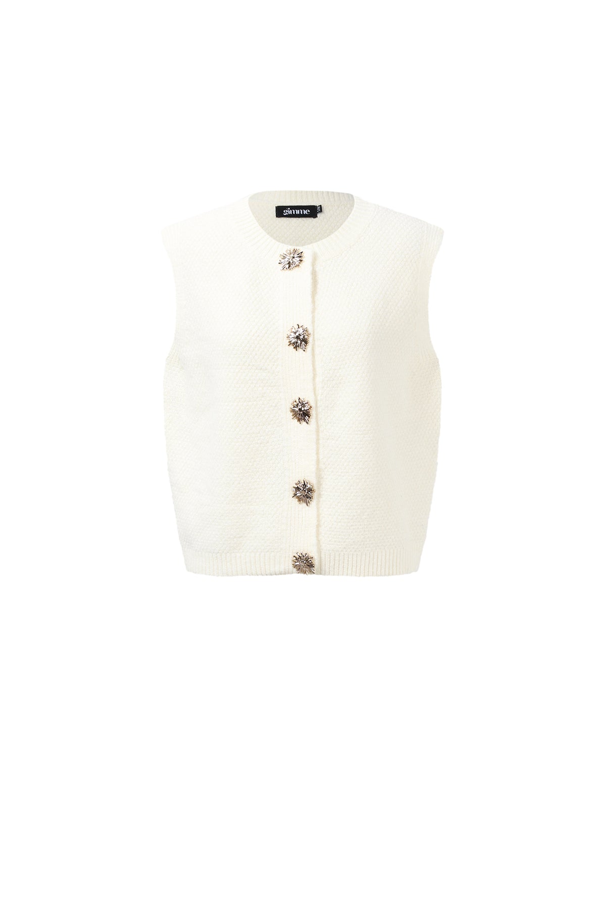 Gebreide Polyestervezel Vrouwen Gebreide Vest Casual Solide Kleur