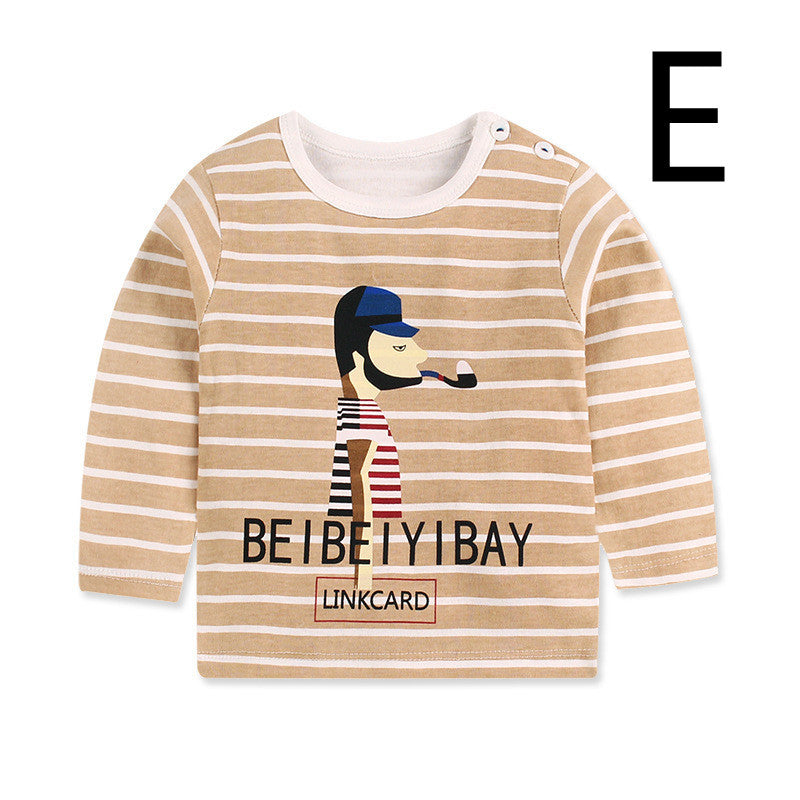 Casual Katoenen T-shirt met lange mouwen met Print voor Kinderen