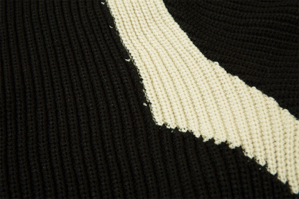 Amerikaanse stijl Casual Gebreide Vest met Patroon en Rits voor Heren & Jongens