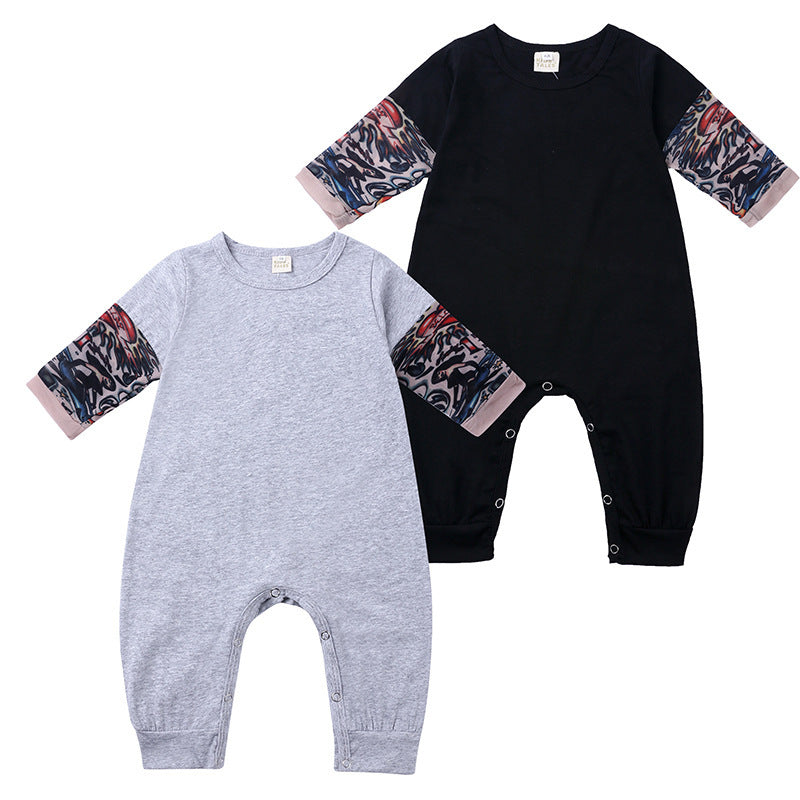 Casual Baby / Peuter Kruip-pak /Jumpsuit met Lange Mouwen Tattooprint