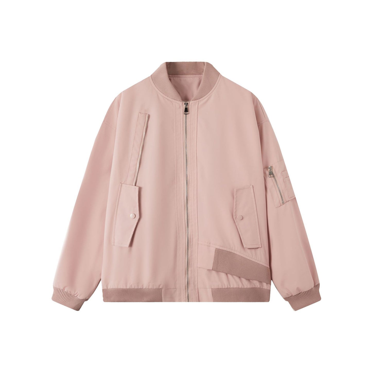 American High Street Style Warme Bomberjacket met Ritssluitng voor Dames & Plus-size