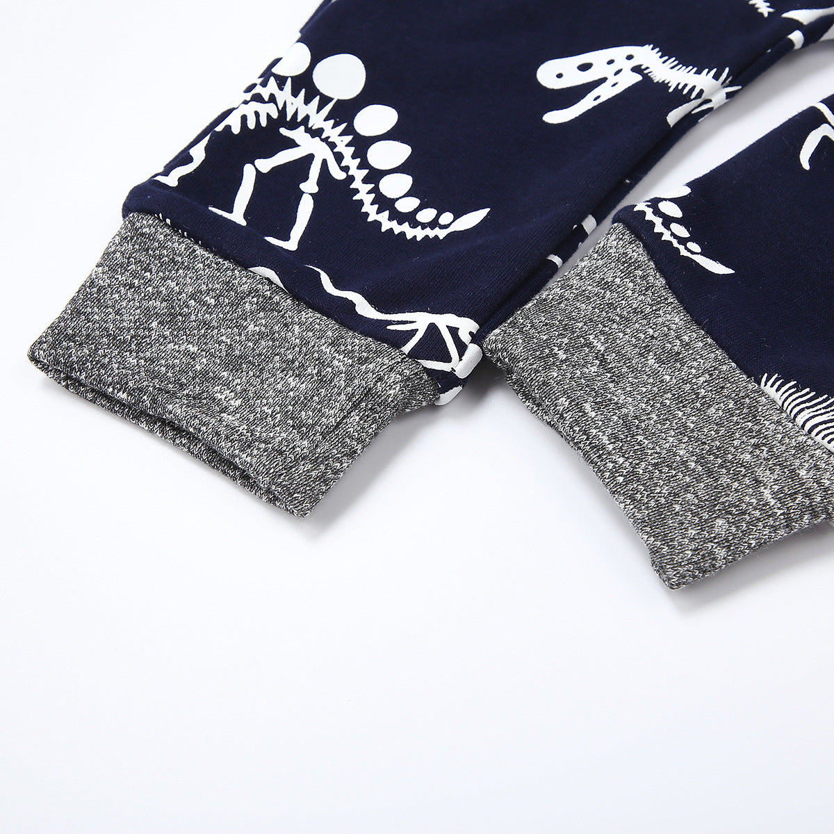 Tweedelig Outfit Hoodie met  Dinosaurus Print & Broek voor Baby's/Peuters