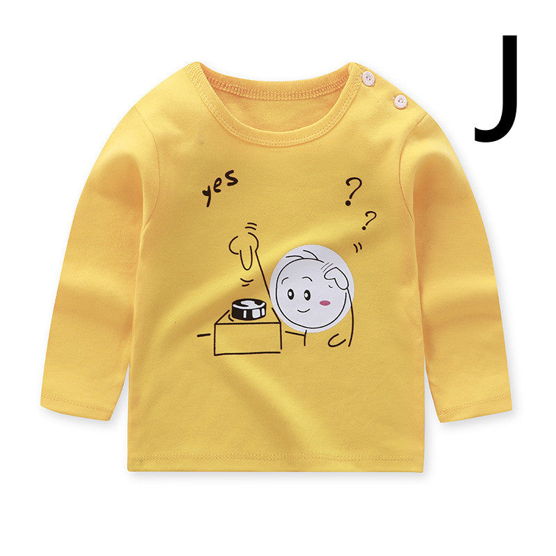 Casual Katoenen T-shirt met lange mouwen met Print voor Kinderen