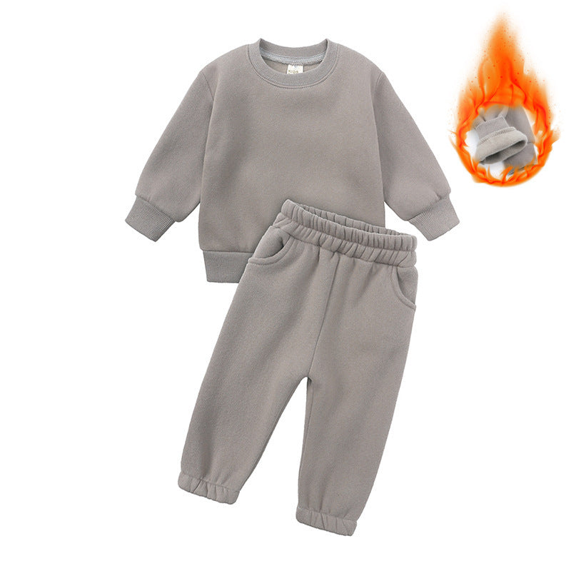 Casual 2deligset Sport Outfit Sweatshirt & Broek voor Kinderen / Tieners