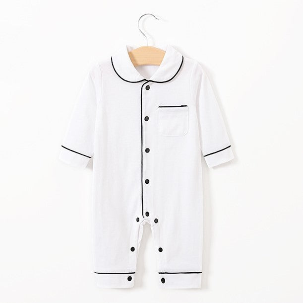 Casual Baby/ Peuter Pyjama-Jumpsuits met Effen Kleur