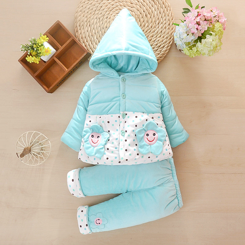 Tweedelige-set Prinsessen Winterjas voor meisjes