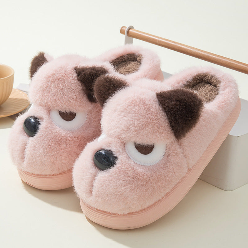 Winterse Warme en Schattige Puppy Antislip Pantoffels voor Unisex