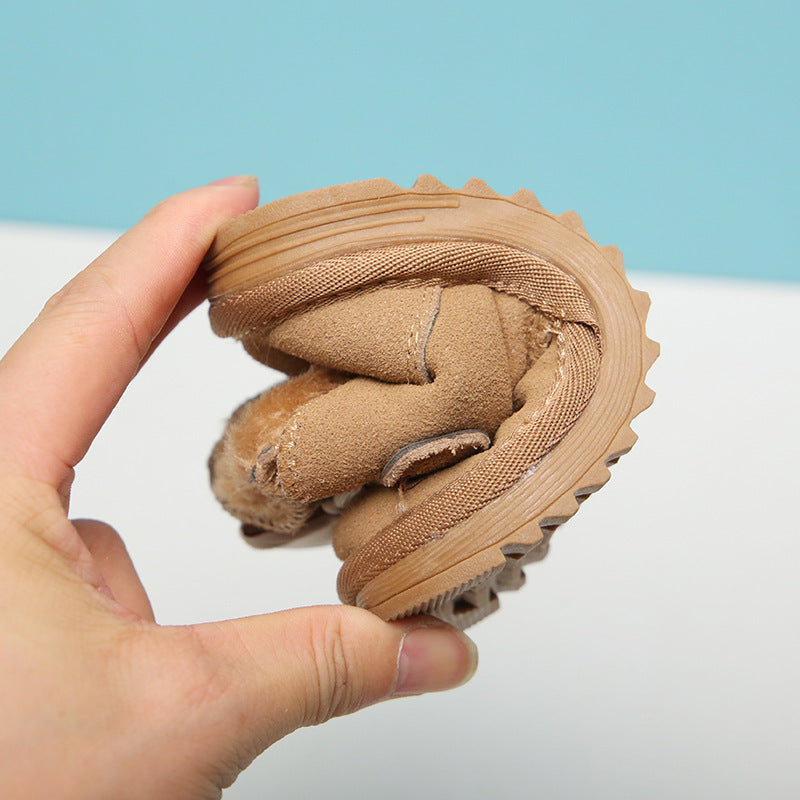 Babyschoenen van Leer met Strikjes