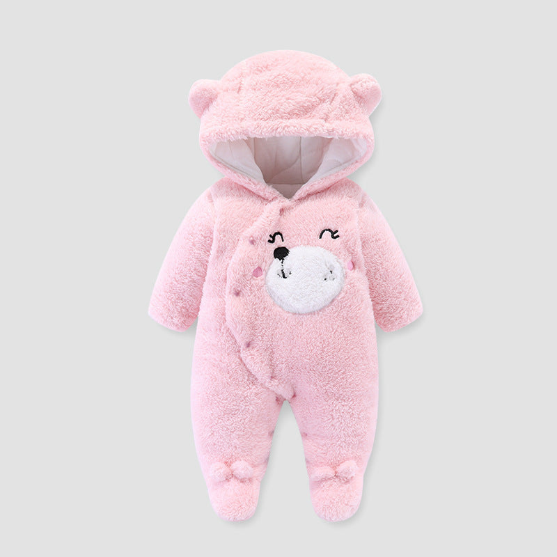 Casual Winter- Fluwelen Jumpsuit voor Baby's / Peuters