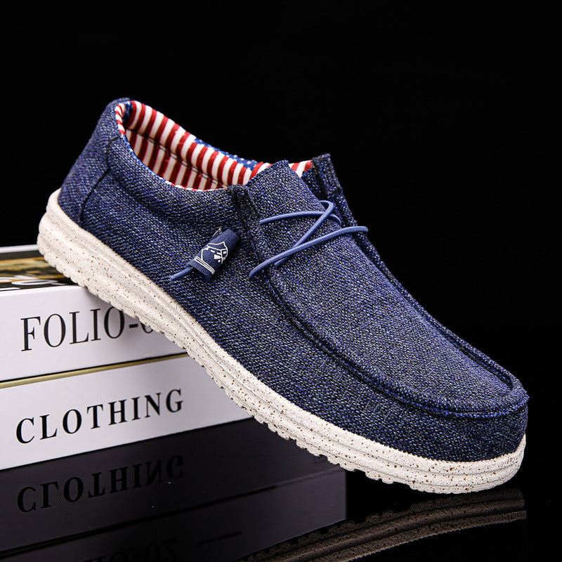 Amerikaanse Comfortabele Casual Effen Kleur Canvas Schoenen van Mesh voor Heren