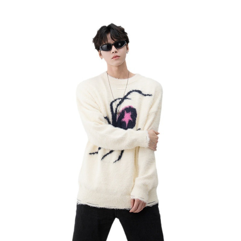 Amerikaanse Hiphop Spider Brocade Trui voor Tieners