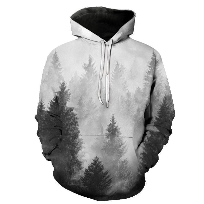 Fotografie landschap digitale print hoodie