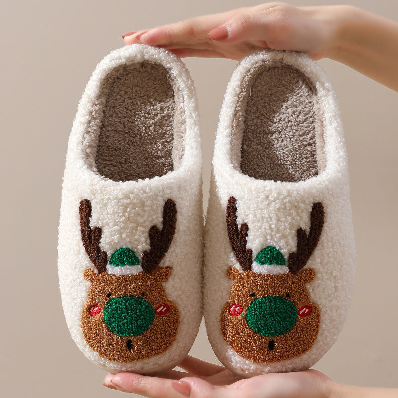Kerstmis Stijvolle Winterse Slip On Zachte Gezellige Kerst Huispantoffels voor Unisex