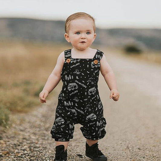 Trendy Casual Overalls met Print voor Baby's / Peuters