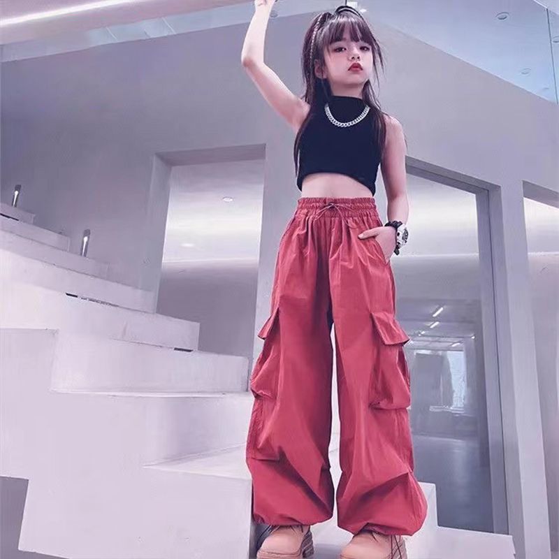 Corduroy Cargobroeken met Grote Zakken voor Meisjes