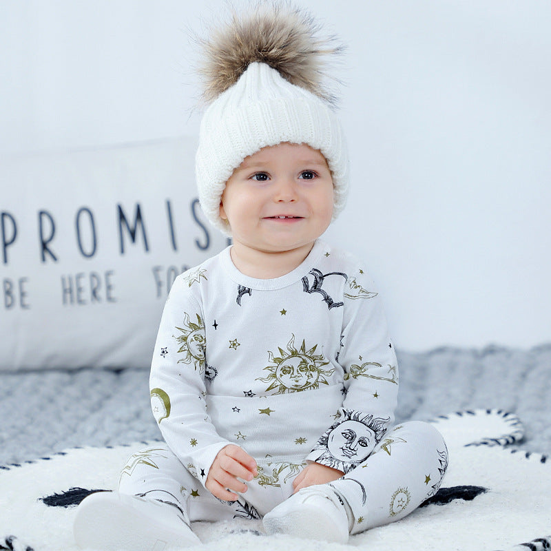 Trendy Apollo-Pak Longsleeve Shirt & Broek Outfit voor Baby's / Peuters