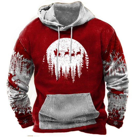 Digitale Print Heren Hoodie