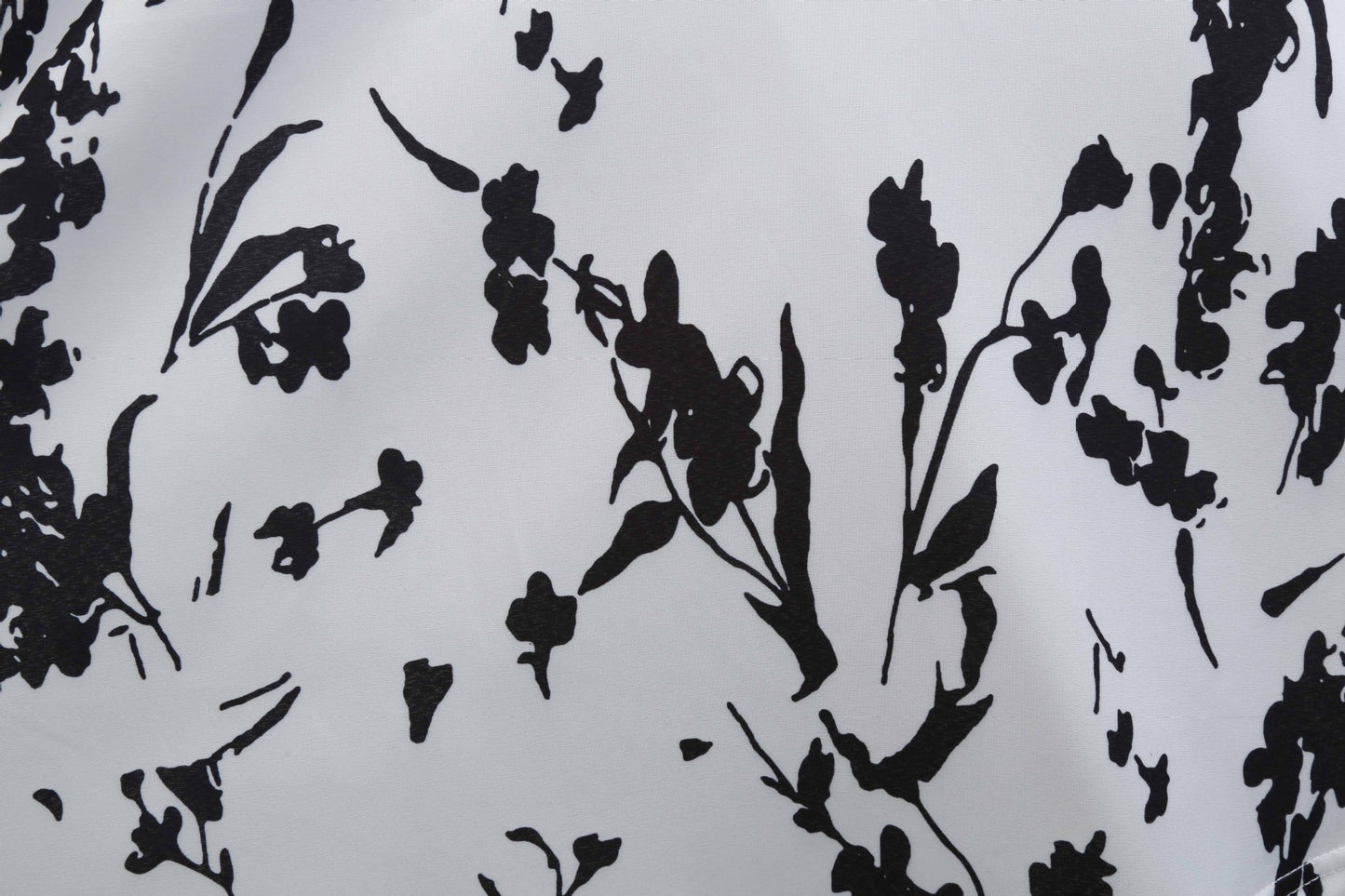 Hepburn Style Vintage Bloemenprint Hoge Taille Swingjurk met Ronde Hals en Lange Mouwen voor Dames & Plus-size