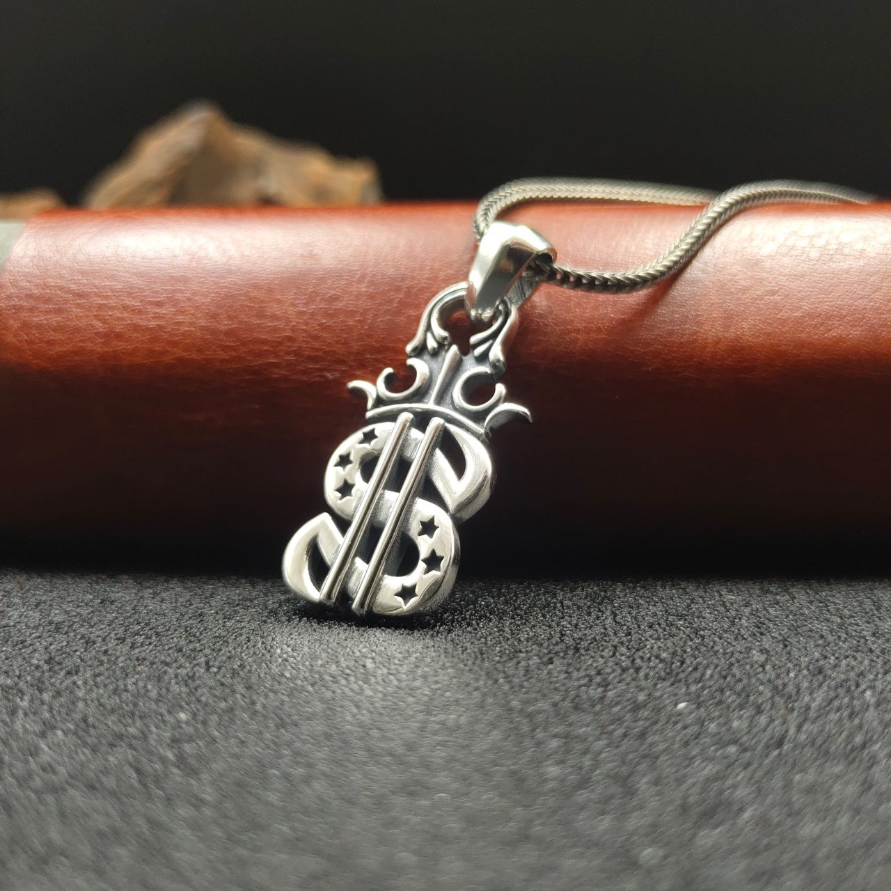 S925 Sterling Zilveren Trendy Amerikaanse Dollar Symbool Hanger voor Dames