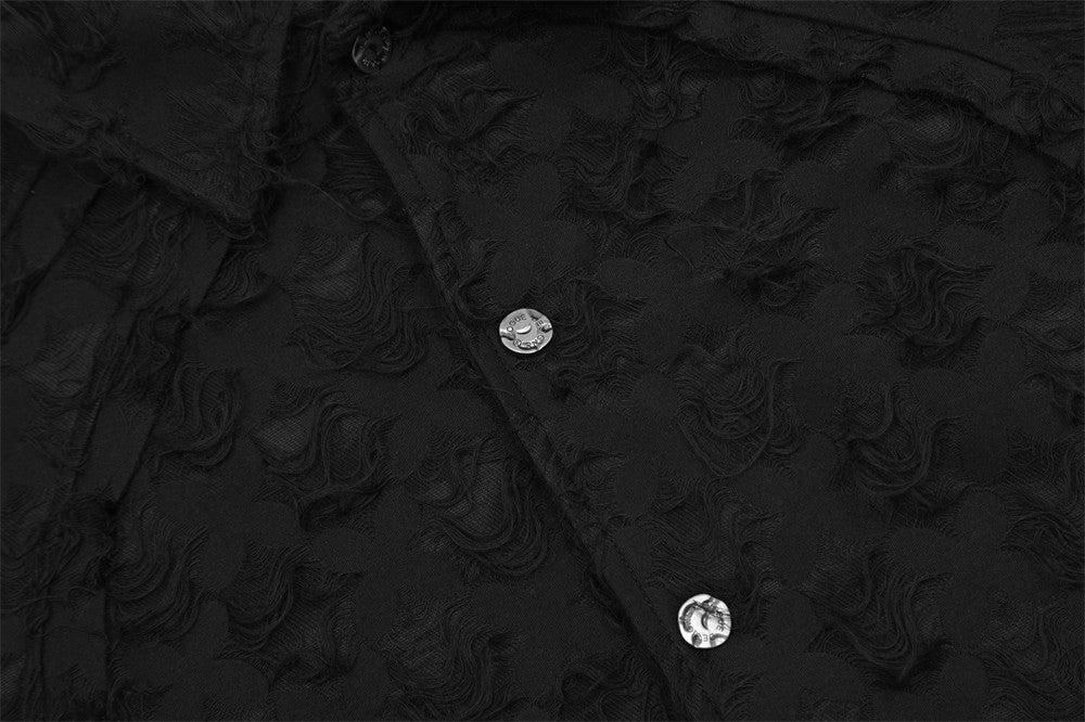 Fashion Brushed Losse Jacket met Knopen en Ritszakken voor Heren