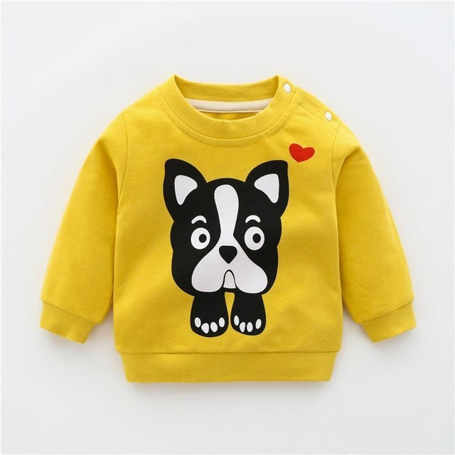 Casual Sweatshirt met Print voor Kinderen