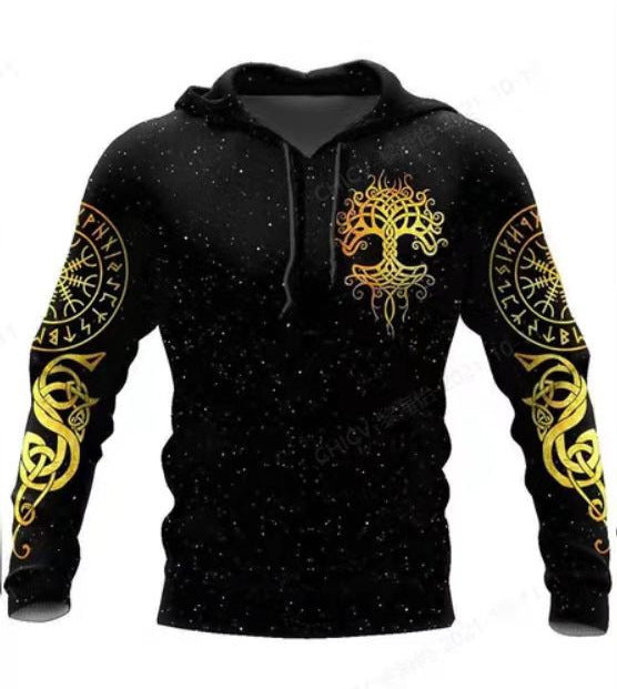 Animal Print Street Trend Klassieke Hoodie