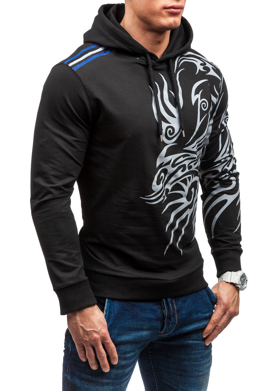 Hoodie met drakenprint
