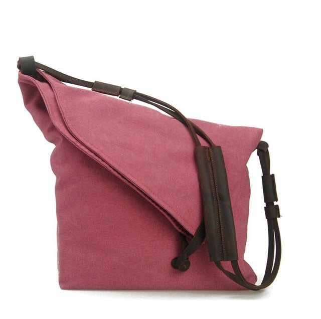 Crossbody retro kunst stoffen tas