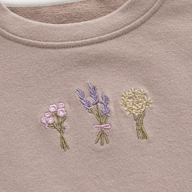 Sweatshirt met Klokmouw en Borduurwerk voor Baby's / Peuters