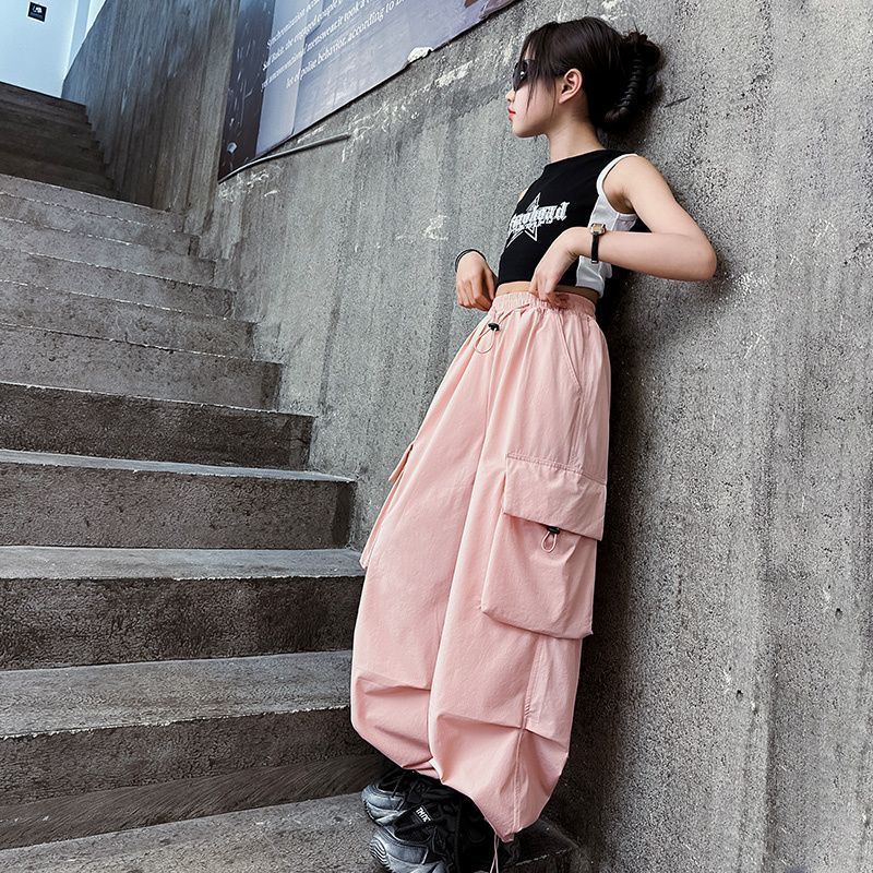 Corduroy Cargobroeken met Grote Zakken voor Meisjes