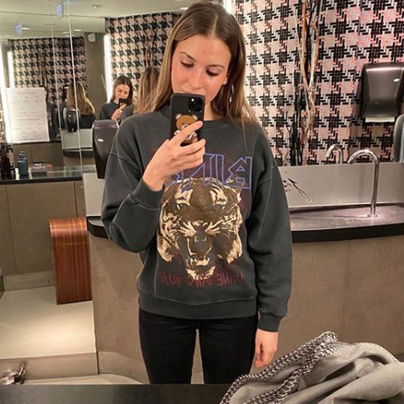 Tijgerprint Sweatshirt