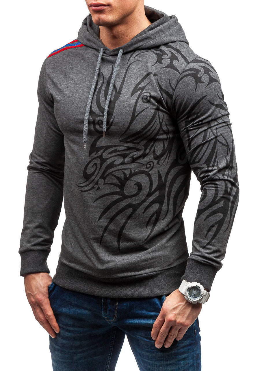 Hoodie met drakenprint