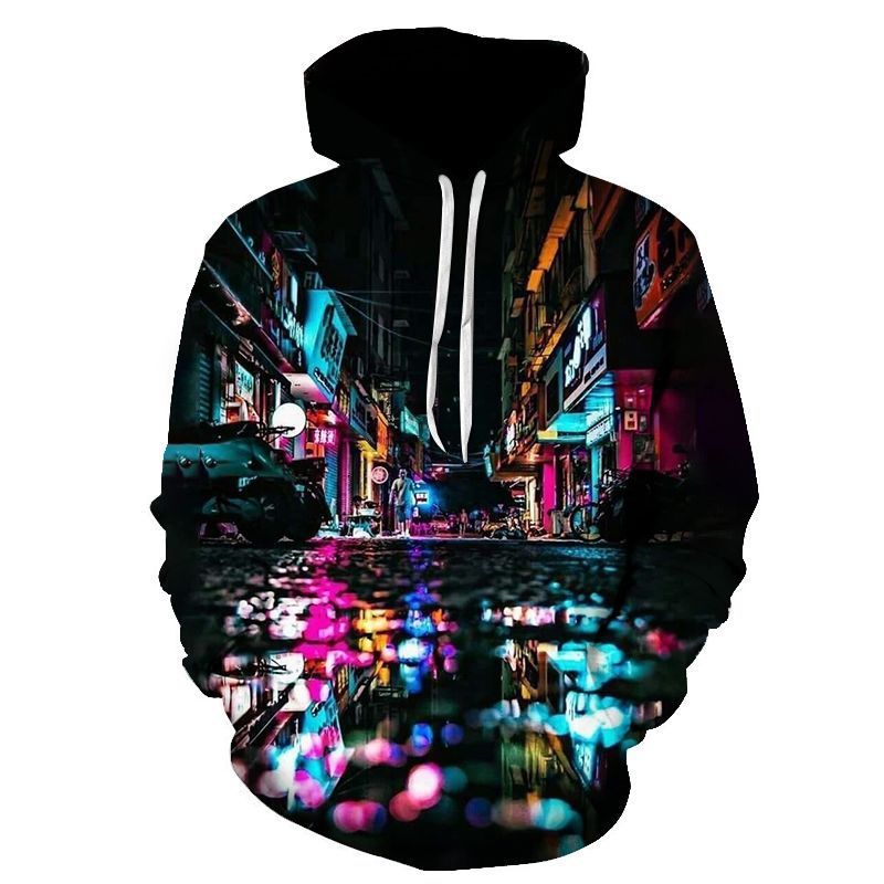 Fotografie landschap digitale print hoodie