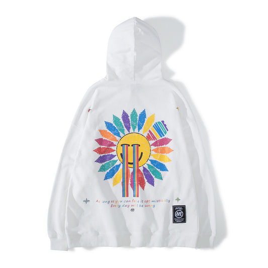 Hoodie met graffitiprint