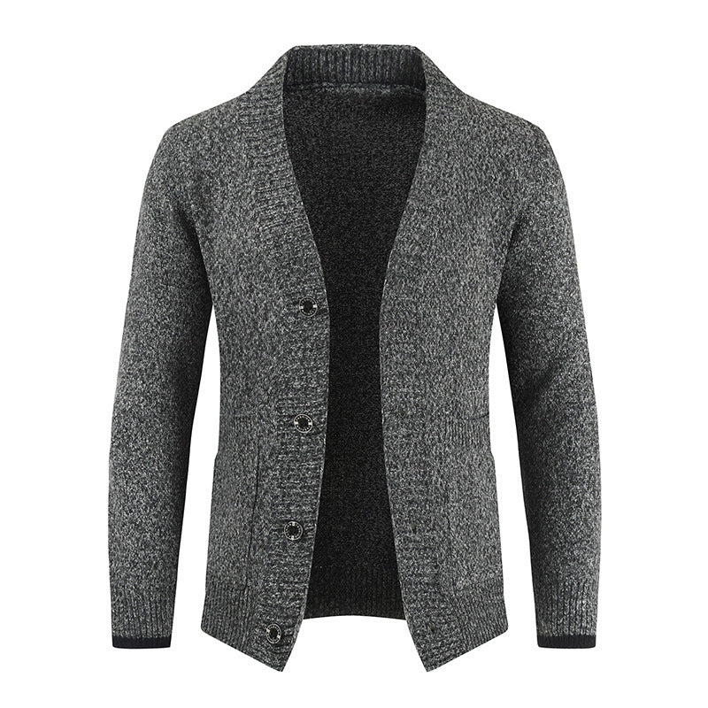 Casual Slim-Fit Winter Trui-Cardigan met Knoopsluiting