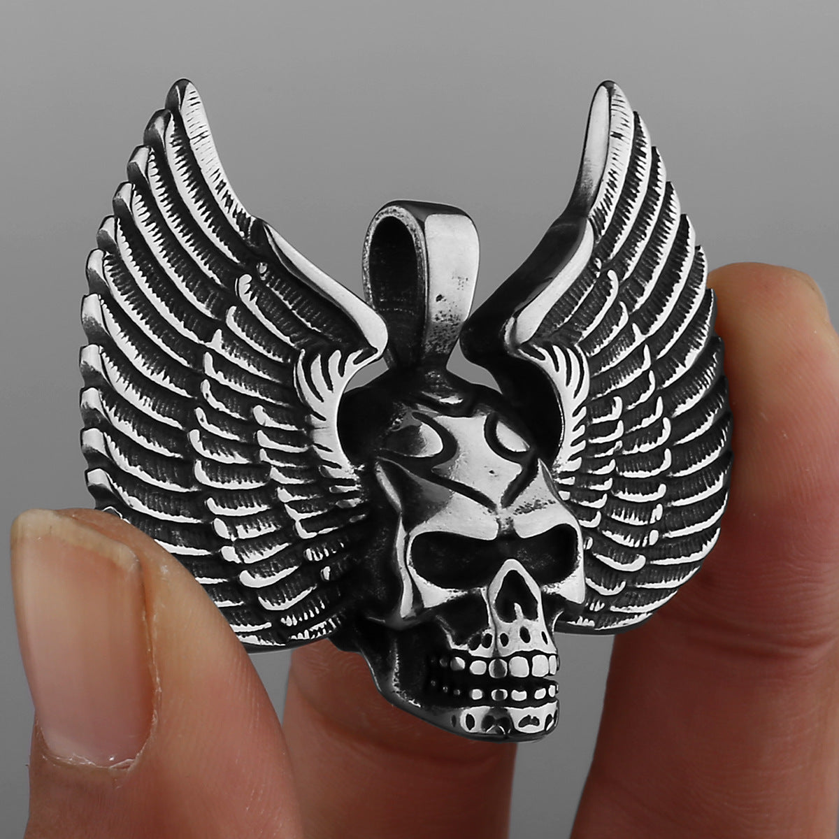 Amerikaanse Halsketting met Indiaanse Opperhoofd Schedel Hanger voor Heren