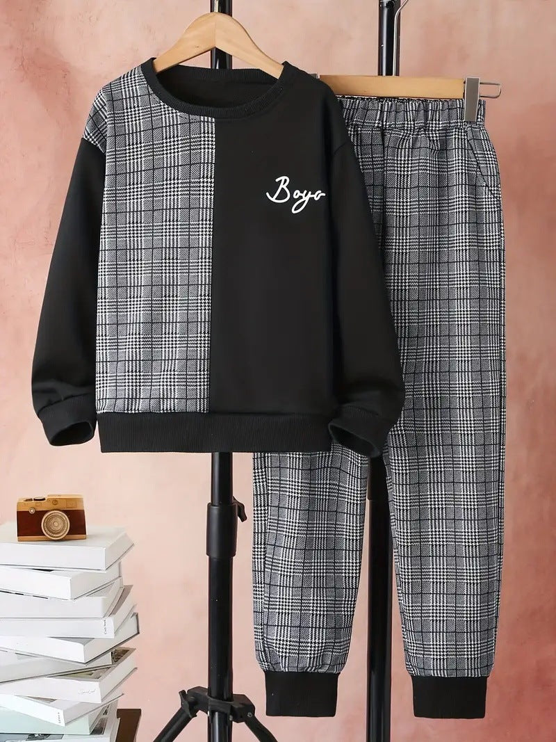 Design Sense Tweedelige Set Multicolor Sweatshirt & Broek voor Kinderen/ Tieners