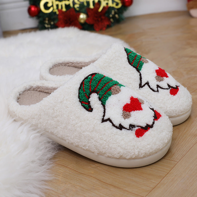 Kerstmis Stijlvolle Winterse Warme Schattige Kerstpantoffels met Kerstprint Binnen in Huis voor Unisex