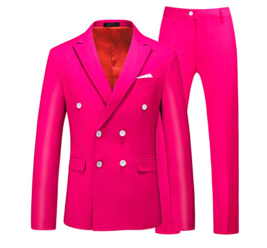 Slim Fit Twee-delige Set Casual Formeel/ Feestelijk Kostuum voor Heren