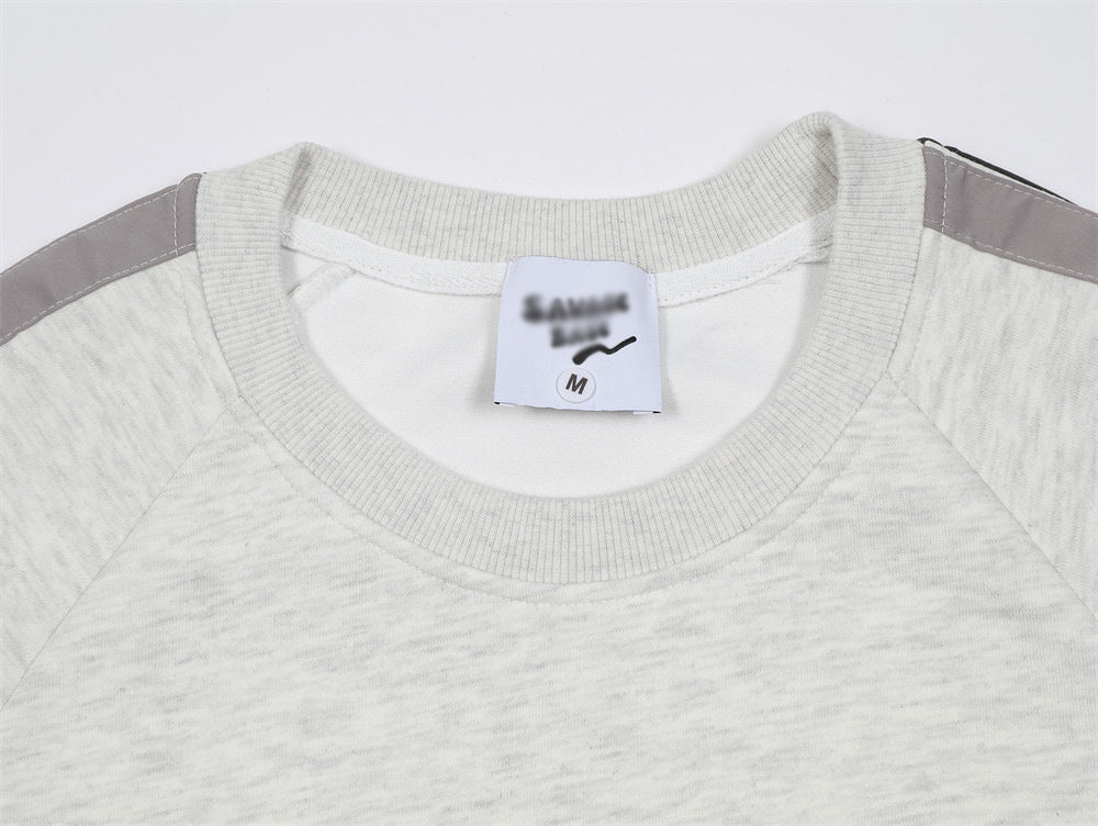 Amerikaanse Trendy Sweatshirt met geborduurde Letters voor Unisex