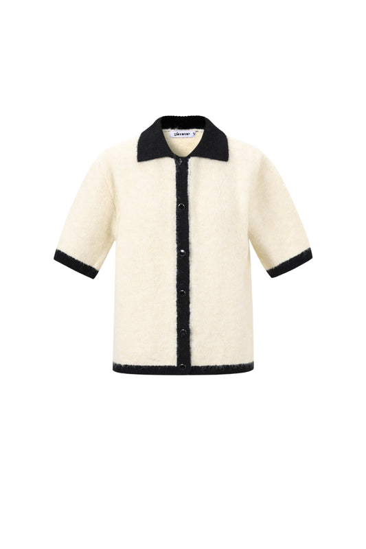 Gebreide Polyestervezel Vrouwen Trui Casual Kleurcontrast