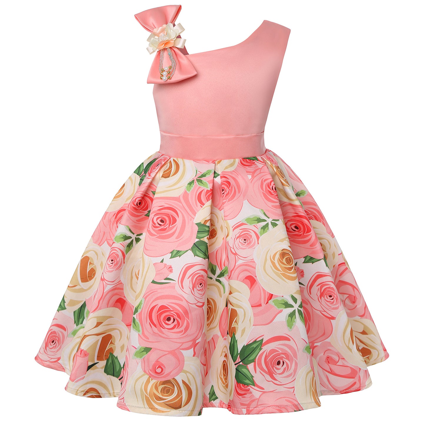 Meisjes Elegante Prinsessenfeestjurken / Meisjes Casual Feestjurken met Bloemenprint