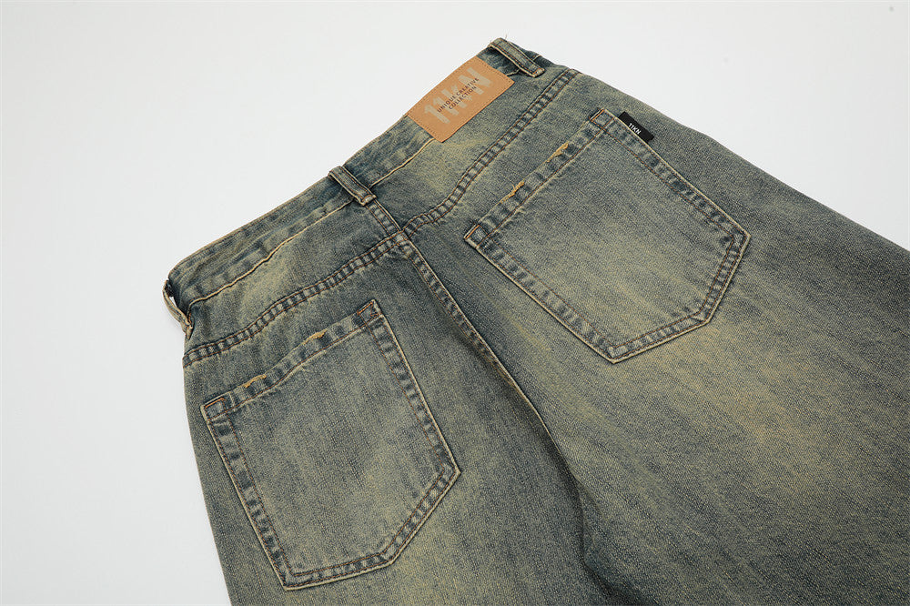 Casual American Designer Washed Skinny Jeans voor Heren & Jongens