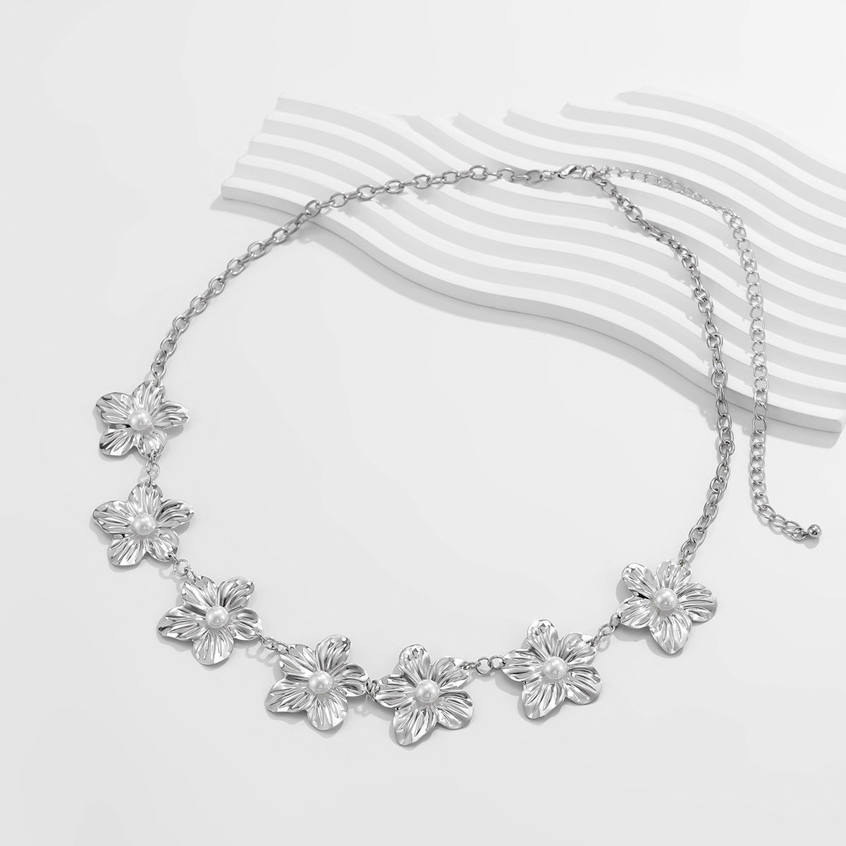 Strand Vakantie Stijl Elegante Sexy Zeester Tailleketting /Imitatie Parelbloem Tailleketting voor Dames