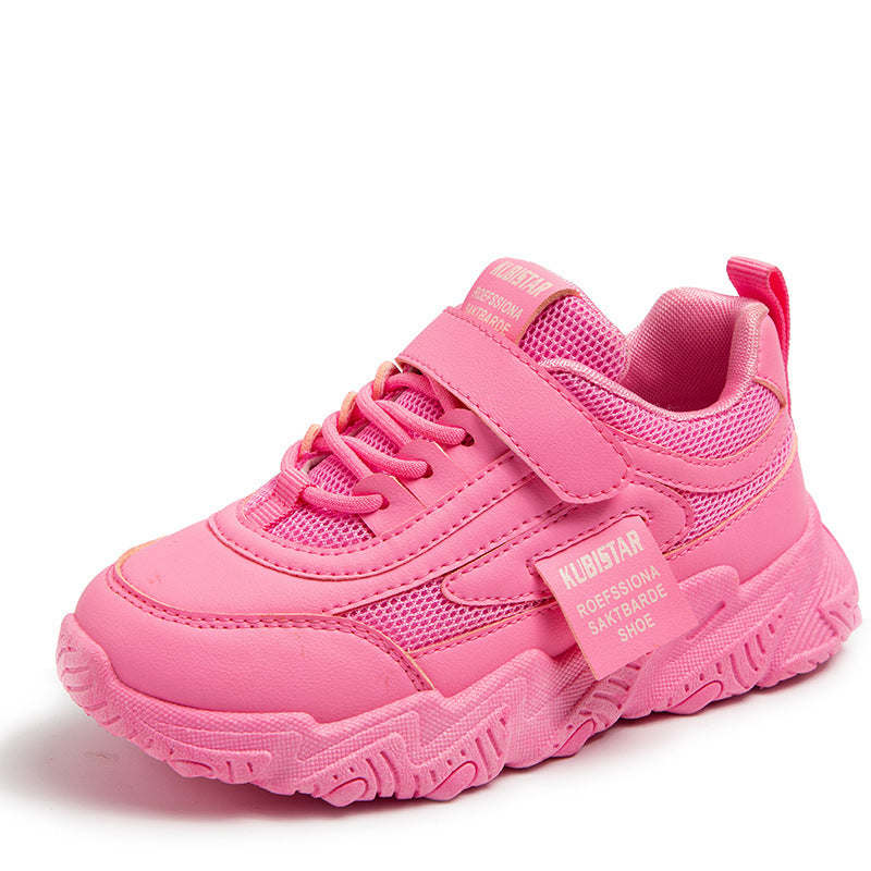 Trendy Casual Lichtgewicht Ademend Antislip Sportsneakers van Mesh met Vetersluiting voor Kids & Teenager