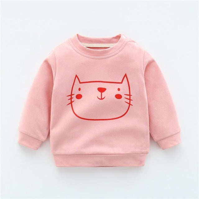 Casual Sweatshirt met Print voor Kinderen