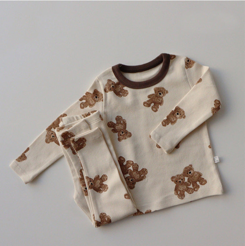Pyjama-pak met Dierenprint 2-delig sets voor Baby's